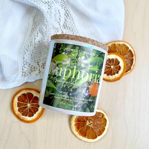 Euphoria, Aromatherapy Soy Candle, Soy Wax Candle, Scented Candle, Natural Candle made with essential oils, Eco-Friendly, Nontoxic, Wellness