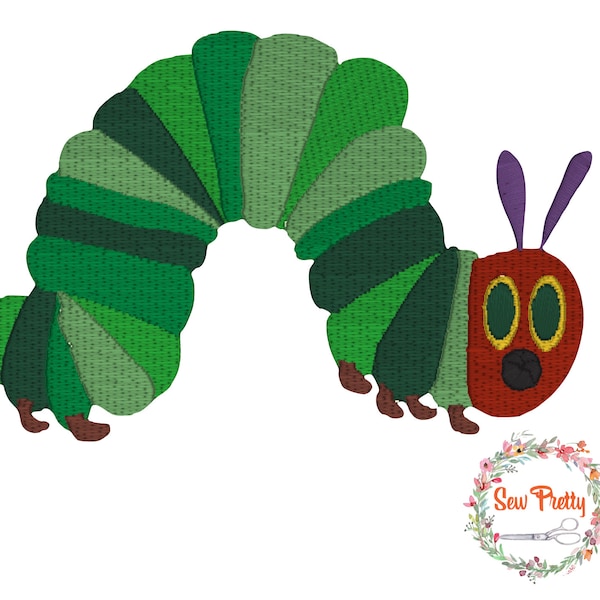 Hungry Caterpillar machine embroidery file