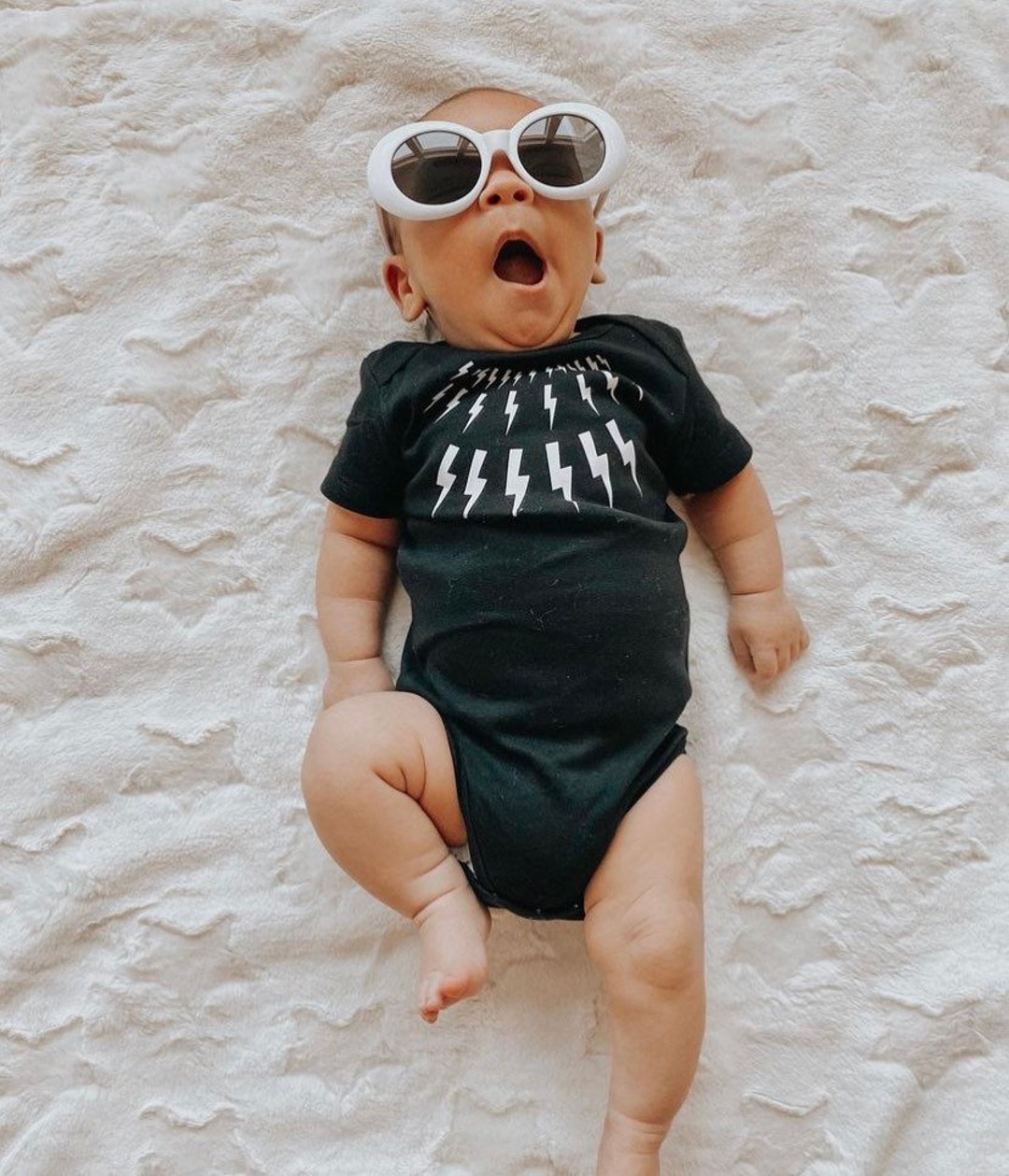 David Rose Lightning Bolt Onesie Lightning Bolt Onesie Shitts Creek