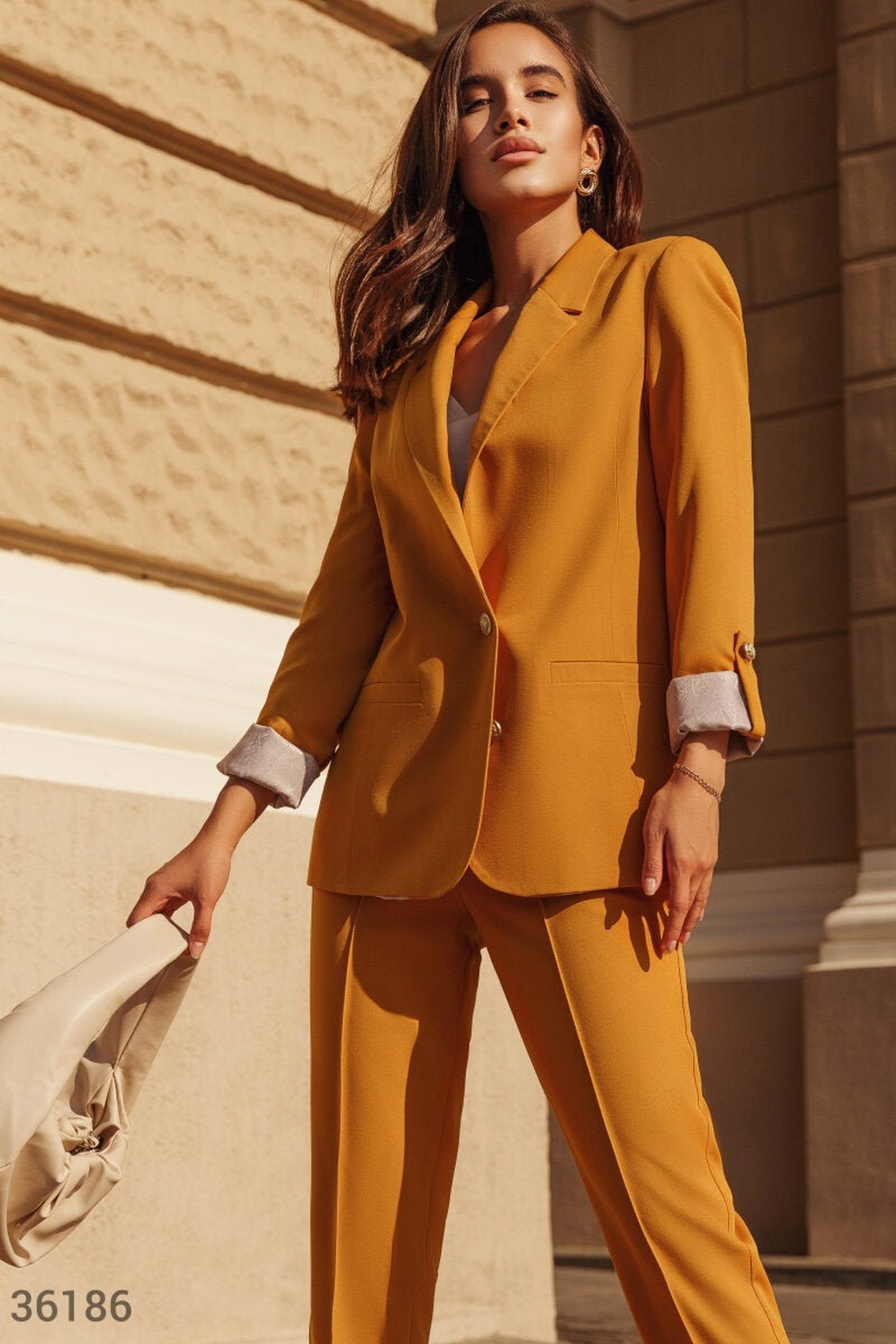 heavy trouser suit