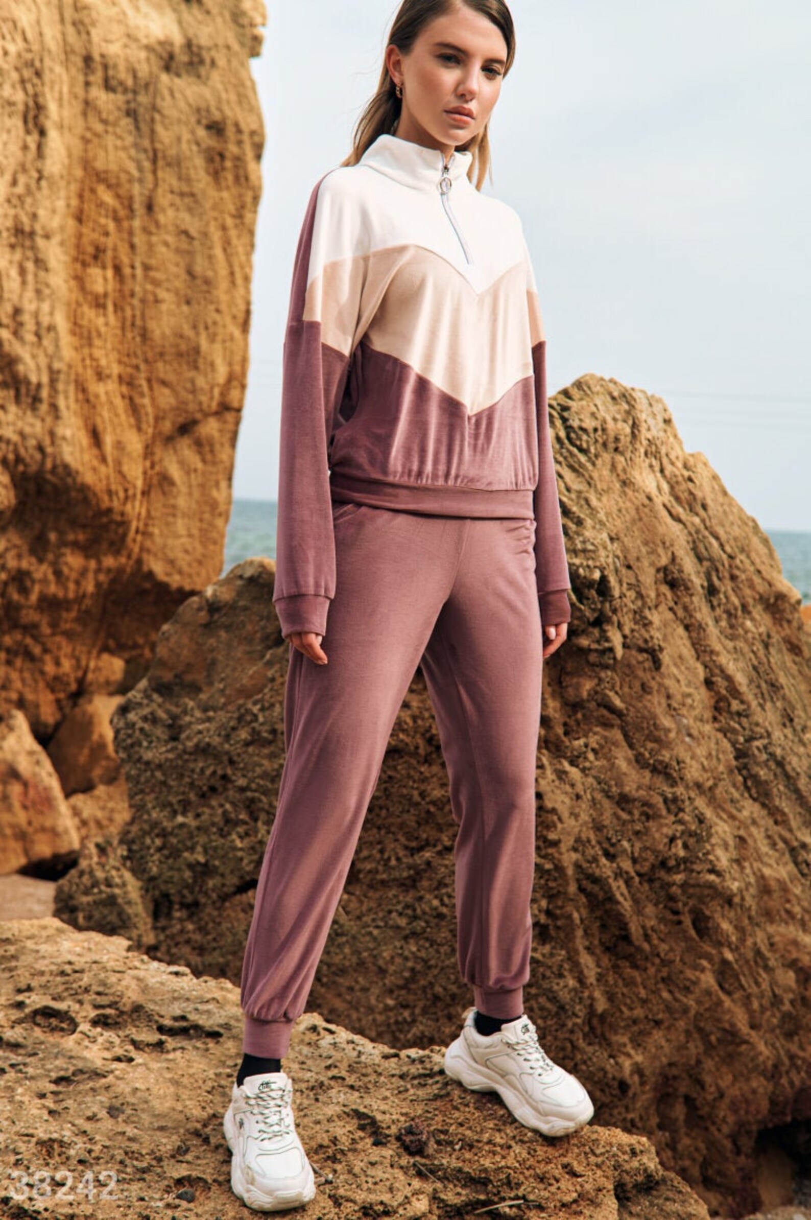 pink velour tracksuit womens