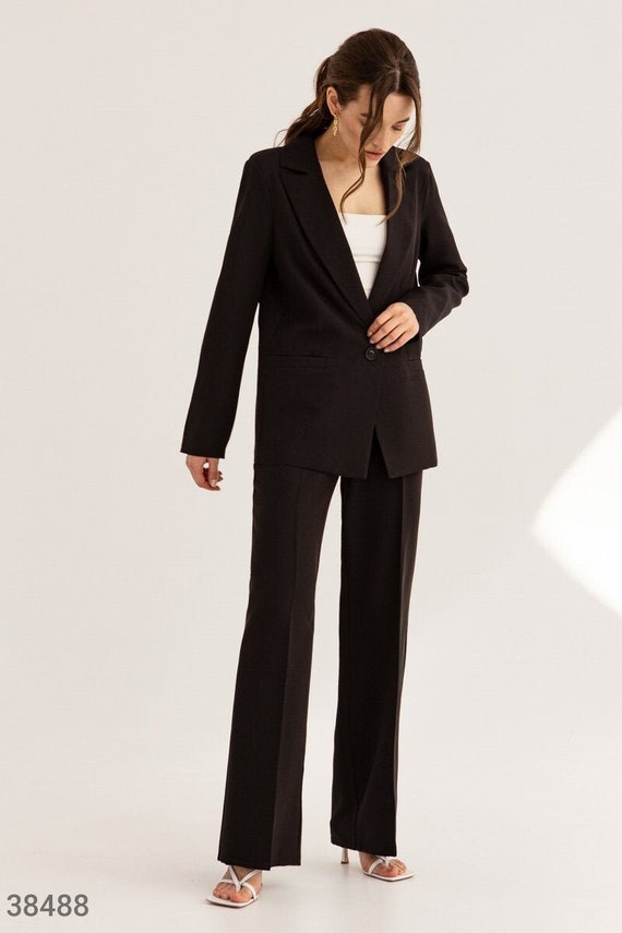 Black Pantsuit for Women Women's Formal 