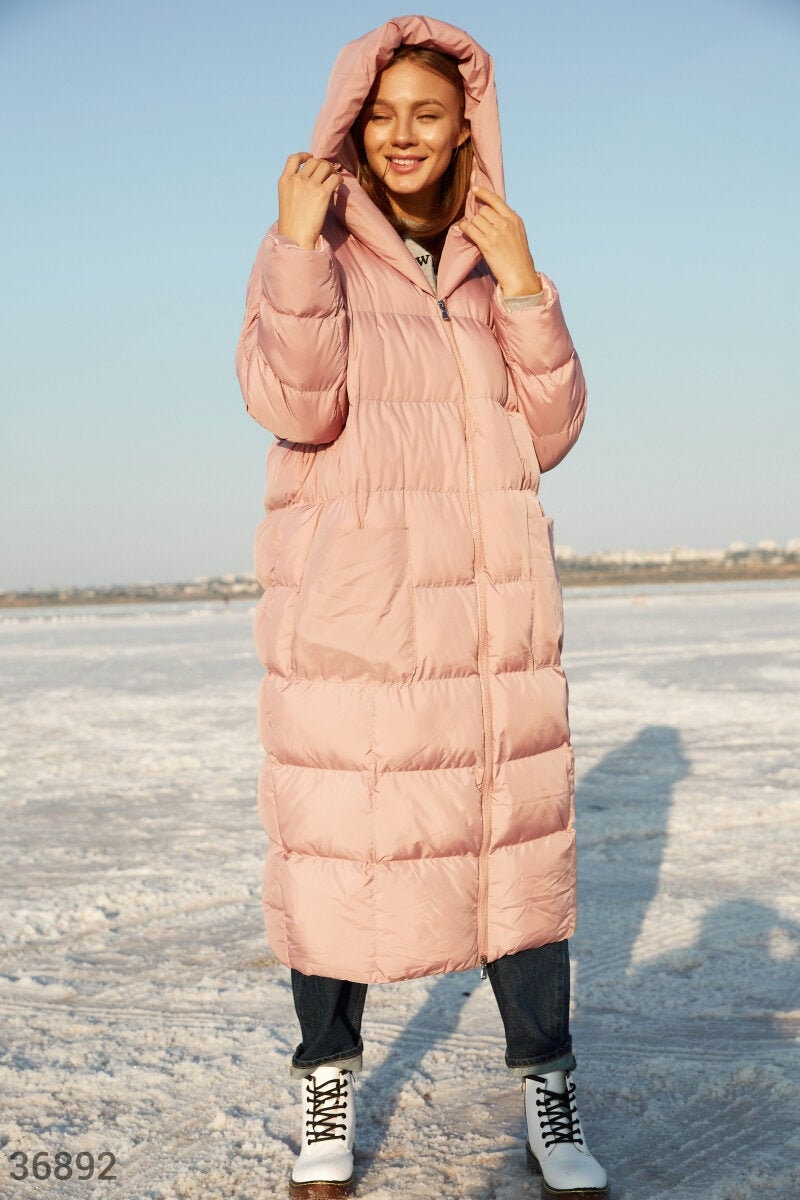 Cocoon Puffer Coat - Etsy