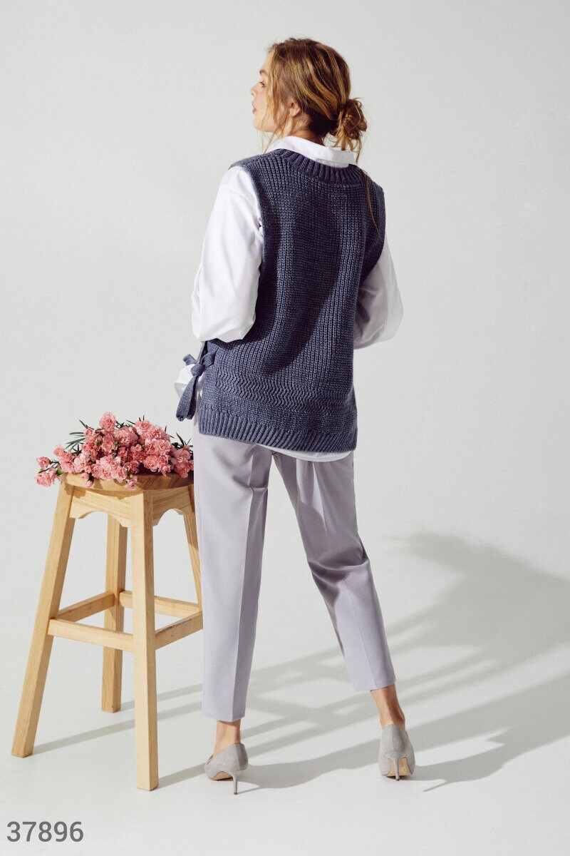 Knitted Vest Women Knit Vest Women Oversize Sweater Vest Etsy