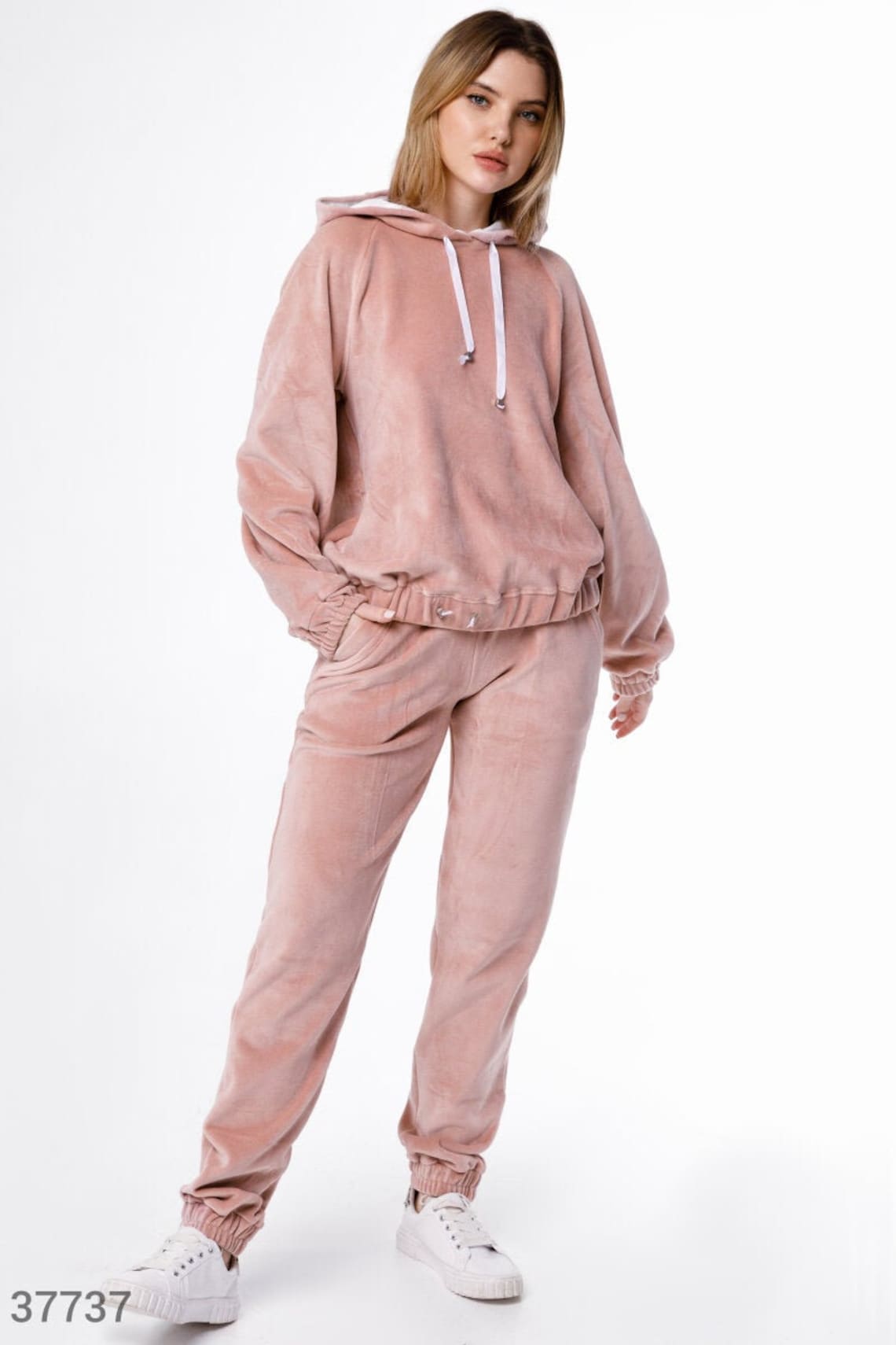 pink velour tracksuit set