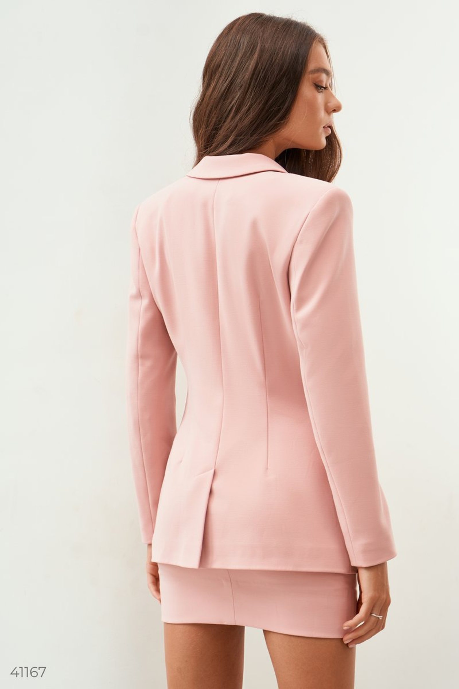 Blush Pink Fitted Blazer for Women Light Pink Oversized Etsy