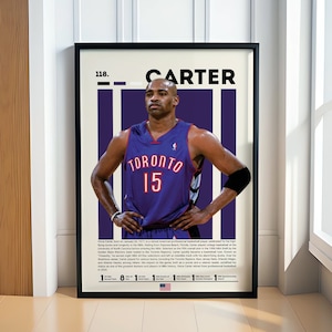 Plakat Vince'a Curtera, Plakat koszykówki, Plakat sportowy, Plakat motywacyjny, Wystrój NBA, Plakat fitness, Sztuka jaskini człowieka, Prezent dla niego