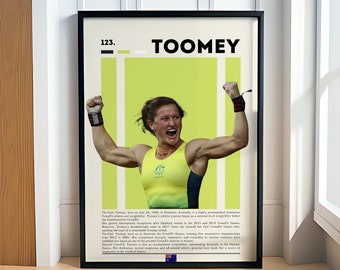 Tia-Clair Toomey Poster, Crossfit Poster, Sports Poster, Motivational Poster, Crossfit Decor, Fitness Poster, Man Cave Art, Gift For Him
