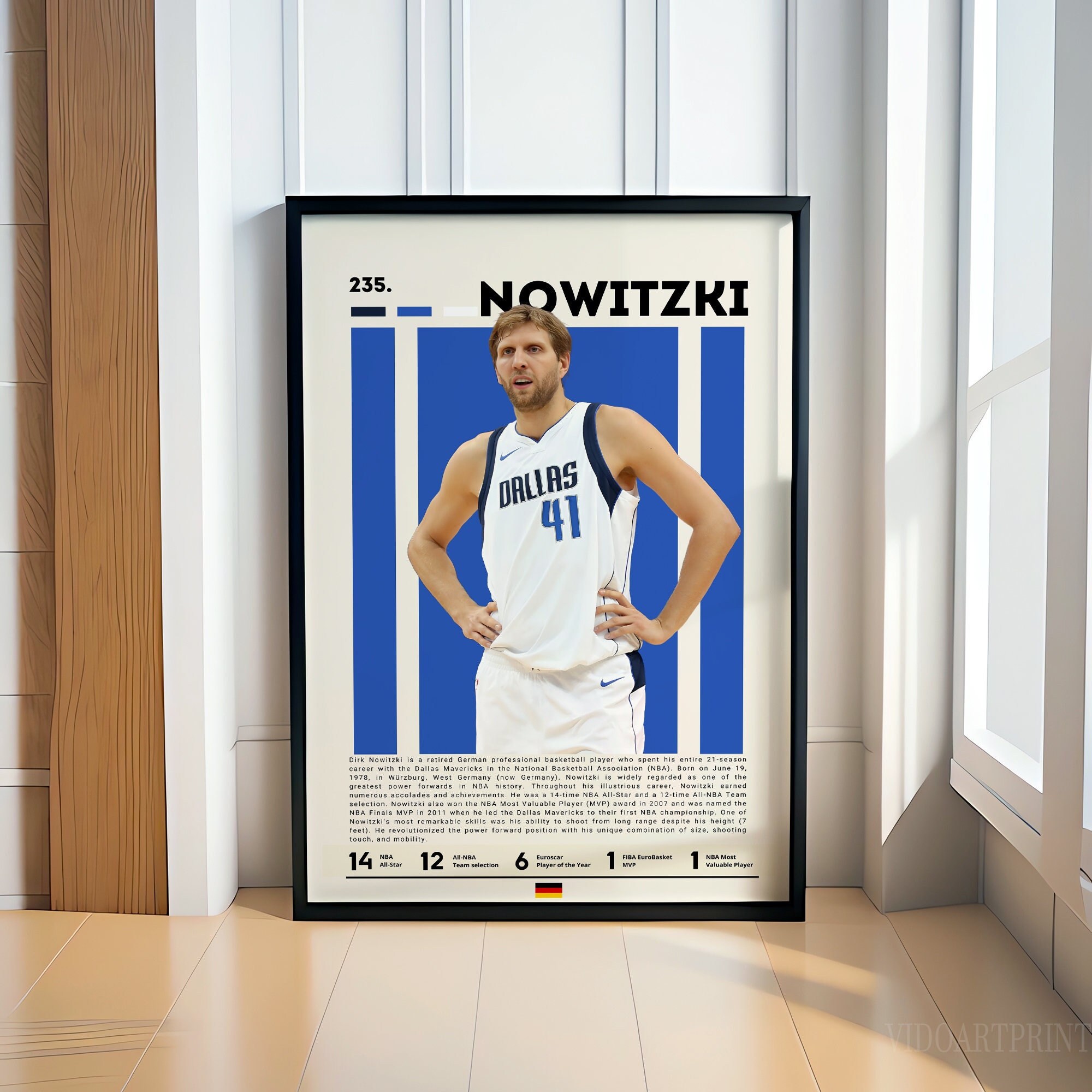 nba ダーク・ノビツキー　/20 ポスター nba ダーク・ノビツキー /20 ポスター