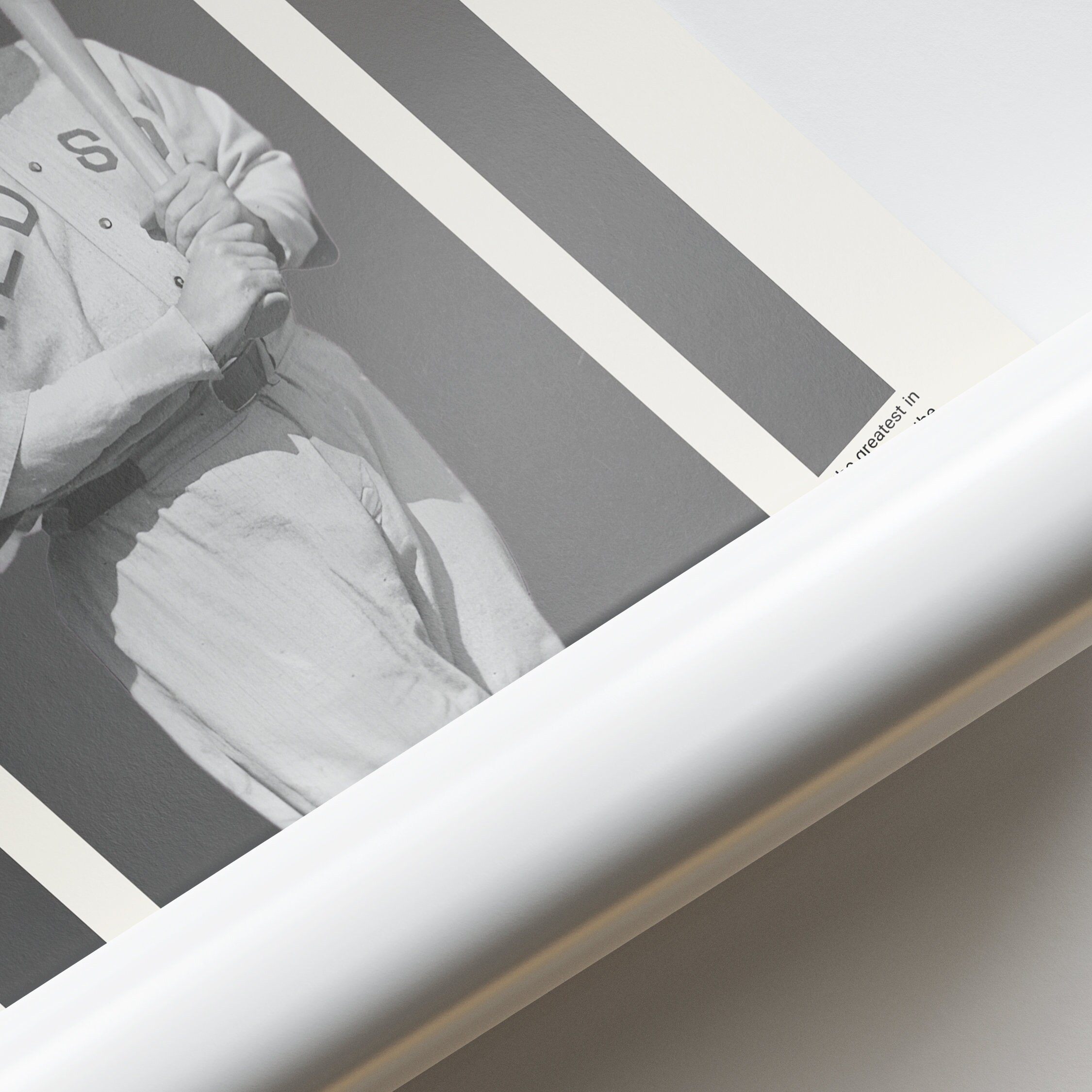 Babe Ruth Poster, George Herman Print, Digital Baseball Poster, Sports ...