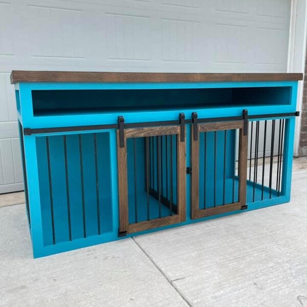 Dog Kennel Furniture Etsy