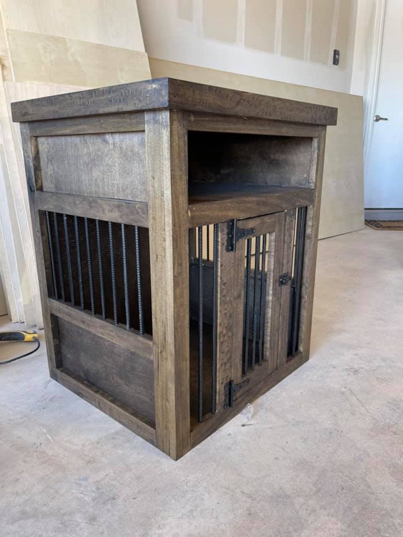 Small Single Dog Crate With Swing Door Custom Dog Crate Etsy
