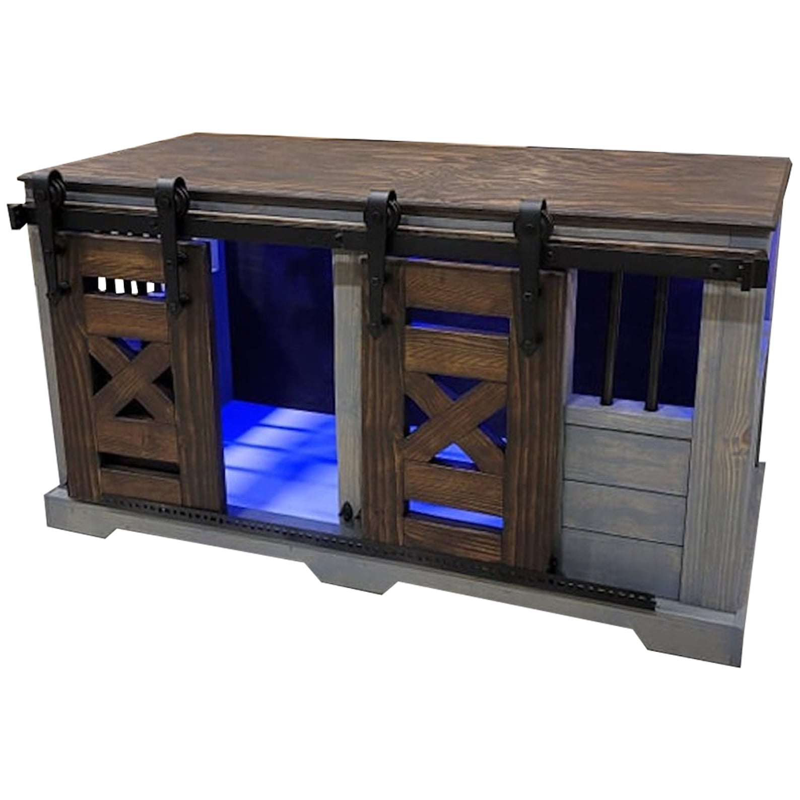 Custom dog crates Double Custom Dog Crates Dog Kennel Dog Etsy