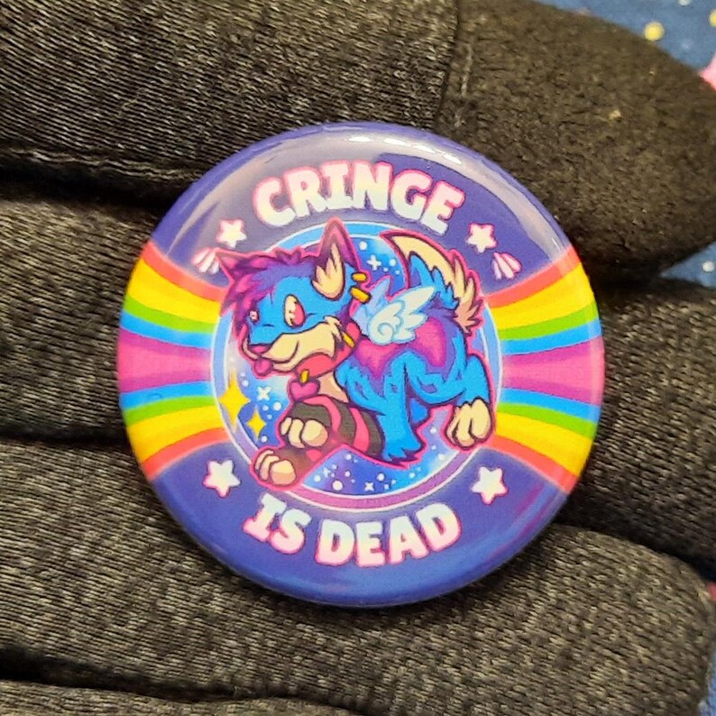 Cringe is Dead (cute) | 1.25 Inch Pin Back Button - Etsy