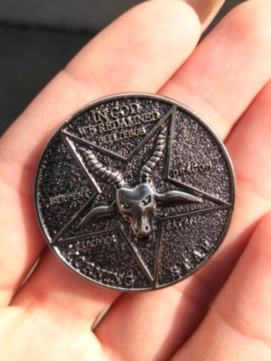 Lucifer Coin Morningstar TV hit series Lucifer Cosplay Etsy