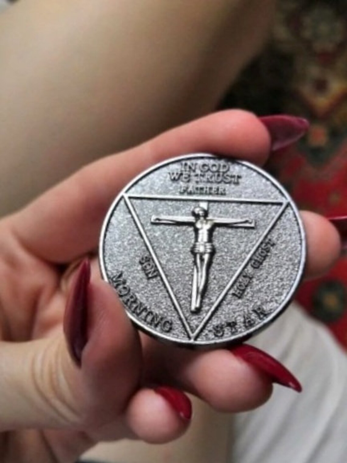 Lucifer Coin Morningstar TV hit series Lucifer Cosplay Etsy