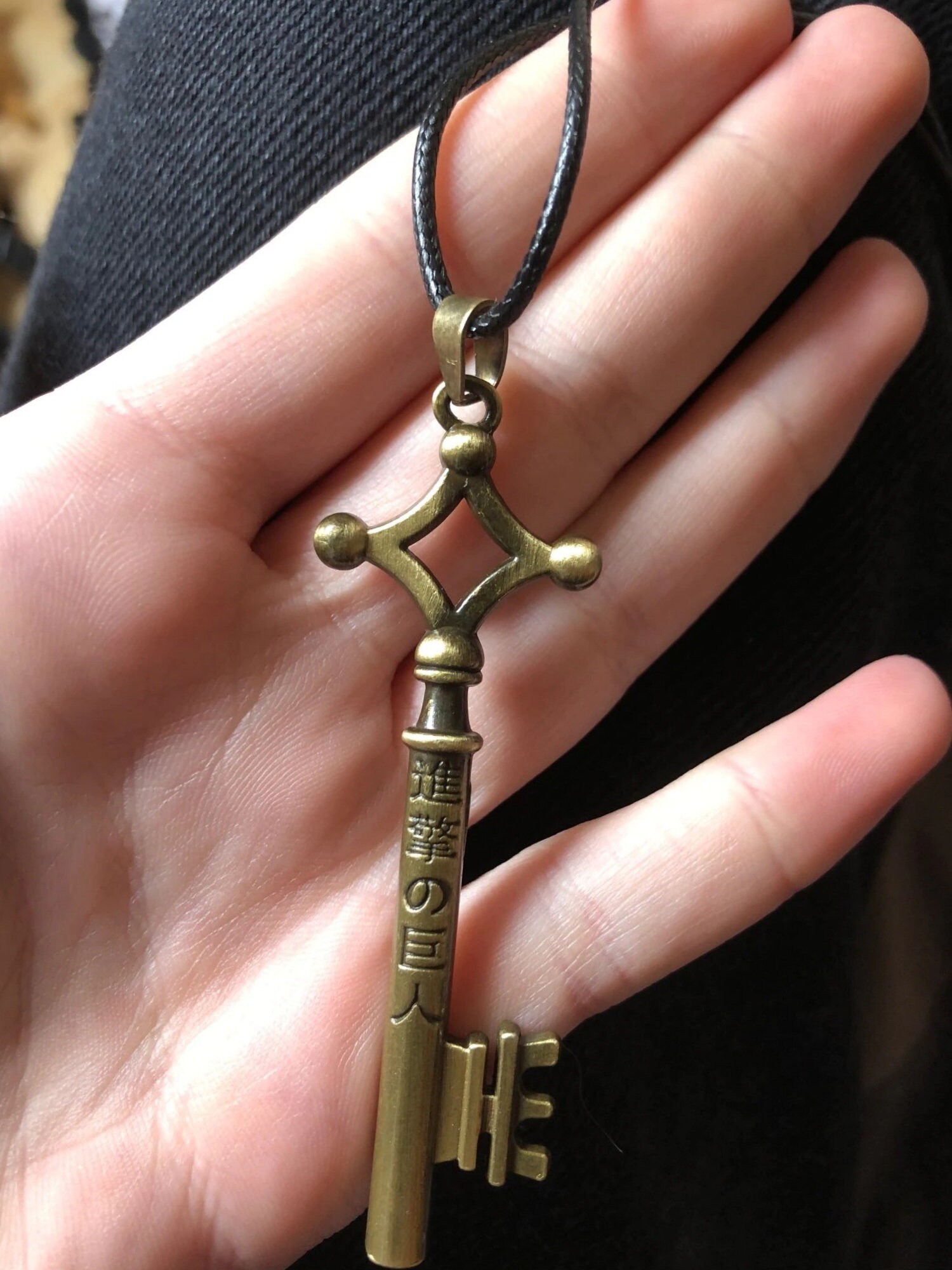 Attack on Titan Necklace Pendant Erens Key Pendant Erens Key Etsy