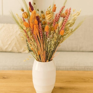 Dried flower bouquet &quot;Happines&quot; Rustic dried flower decoration - Dried bouquet - Natural decoration - Housewarming gift