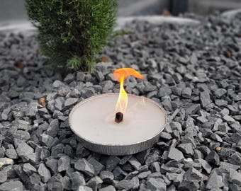 Flammschalen Kerzen Outdoor, Gartenkerze, Kerze für draußen, Terrassendeko, Gartendeko, Windlicht Garten, Weihnachtsdeko, Herbst - 3er Set