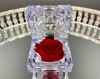 Rose - rose box - infinity rose - gift box - eternal rose - wedding gift - table decoration