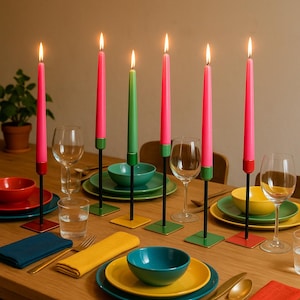 Kerzenhalter kerzenständer pink
