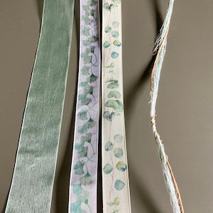 Ribbon / gift ribbon / ribbon package green / decorative ribbon / decorative cord / cord