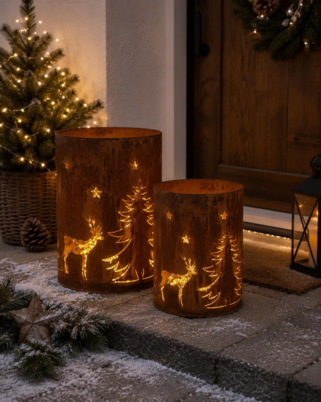 Große weihnachtsdeko