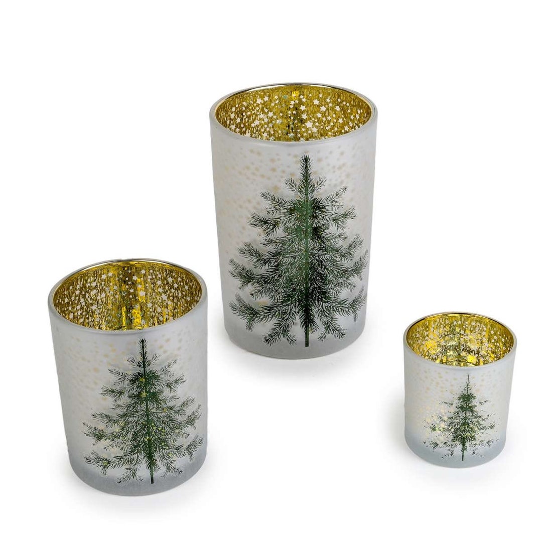 Wunderschönes WindlichtWeihnachtsbaum Deko Glas Etsy.de