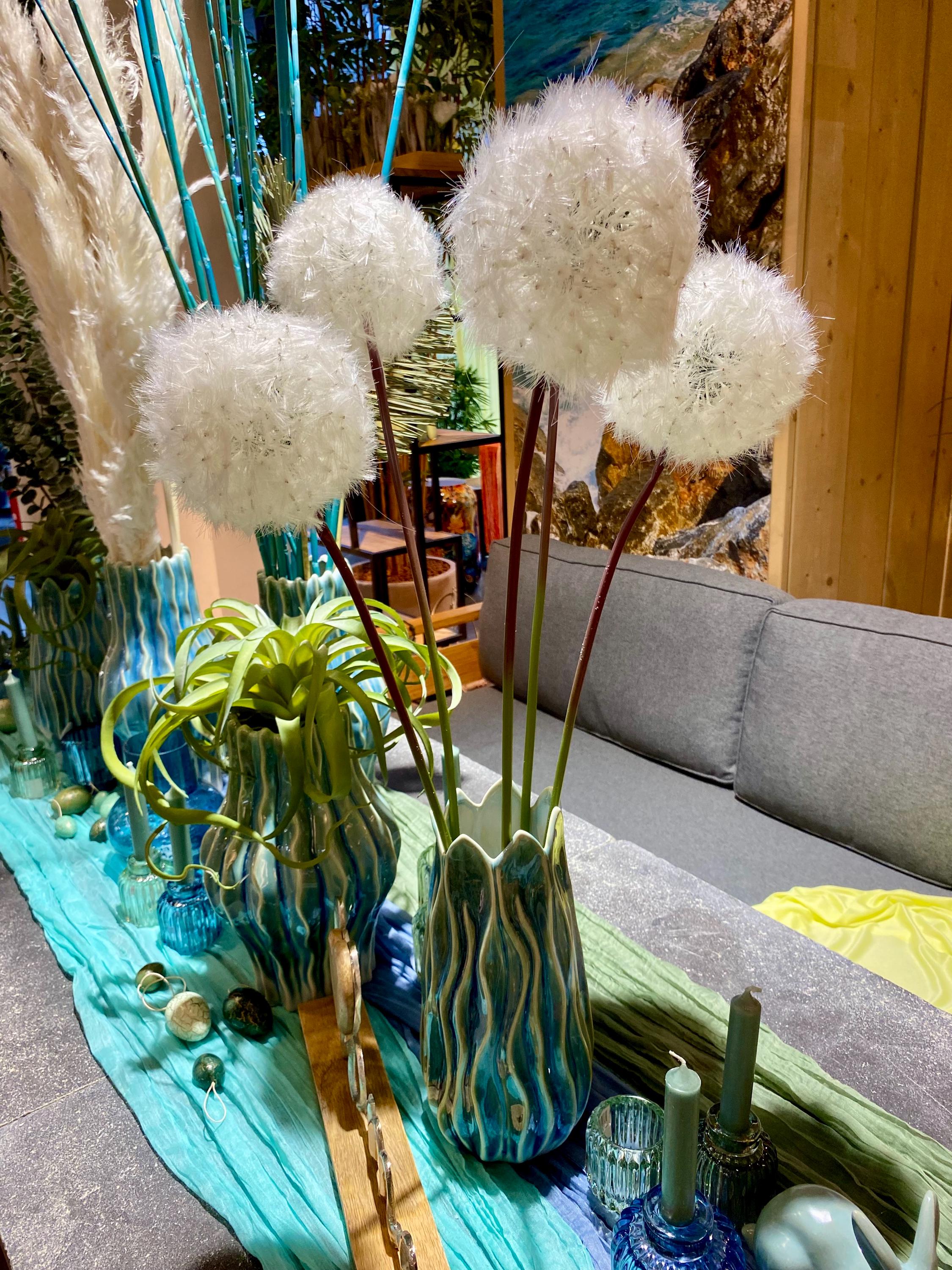Knstliche Pusteblume wei realistisch, Kunstblume Lwenzahn Deko,  Bodenvase Blumen, Frhlingsdeko, moderne Raumdeko - Geschenkidee - Etsy.de