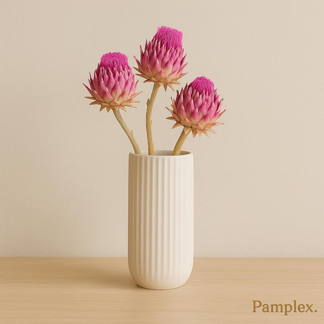 Dried Artichoke Pink – Dried Flower Decoration – Boho Table