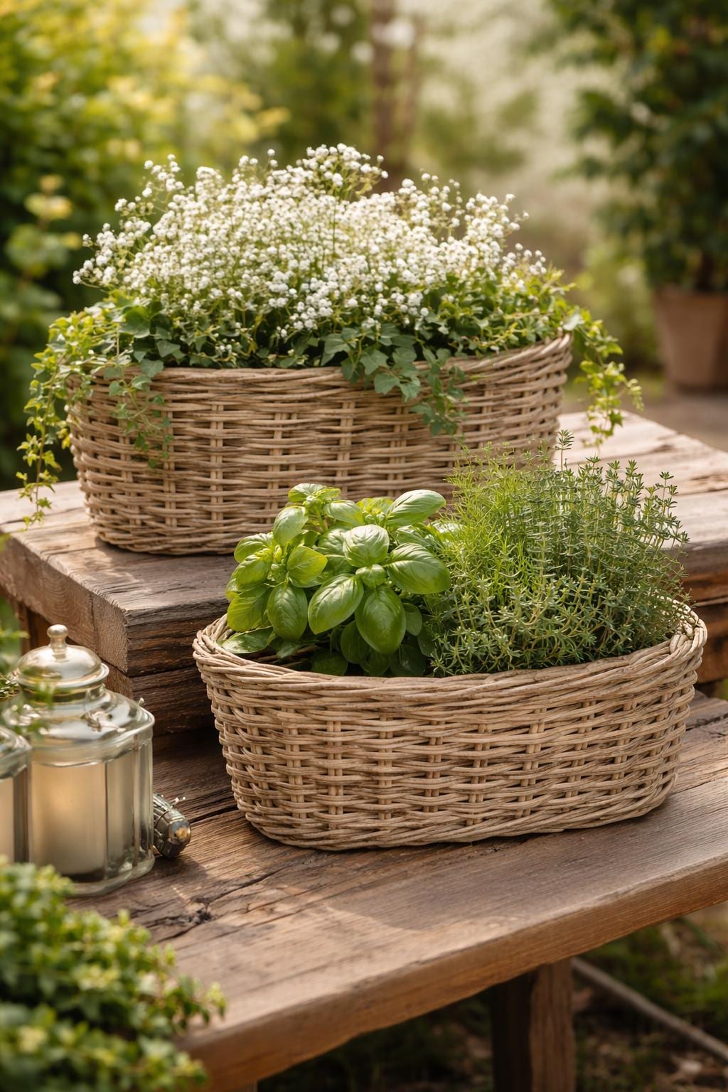 Rattan blumenkasten balkon - Etsy.de