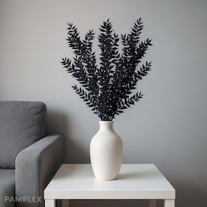 Dried Ruscus Black, Dried Flower Decoration – Butcher&#39;s Broom – DIY Bouquets Craft Projects – Dried Flowers – Wedding Decoration