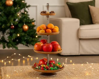 XXL Etagere – Floor Etagere – Serving Stand – Buffet Decoration – Hotels and Gastronomy – Wedding Decoration – Perfect for Cakes & Decorations – 2 Sizes