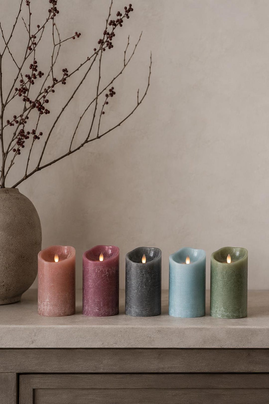 LED Candles With Timer, Flameless Candles, Pillar Candles - Real Wax ...
