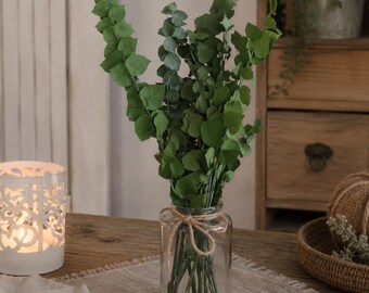 Dried Eucalyptus Stuartiana Green, Country House Decor, Natural Decor, Farmhouse Style, Dried Flower Bouquet, Eucalyptus Branches - Gift Idea