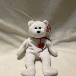 Ultra rare Valentino beanie baby bear