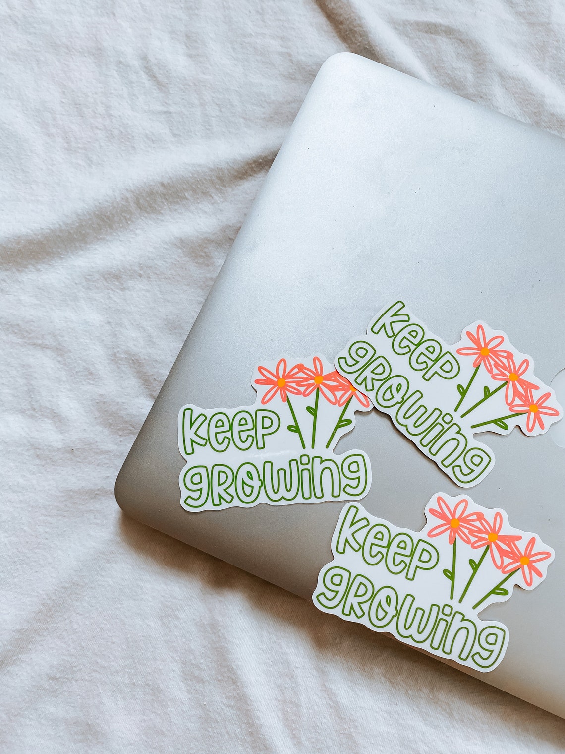 Keep Growing Sticker: Waterproof Die Cut Laptop Decal - Etsy