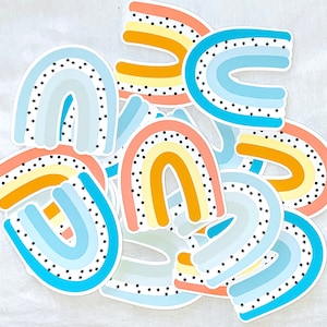Rainbow Sticker | Die Cut Sticker | Waterproof Sticker | Laptop Sticker | Water Proof Sticker