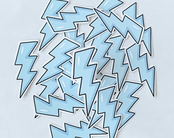 Lightning Bolt Sticker | Die Cut Sticker | Waterproof Sticker | Laptop Sticker | Water Proof Sticker