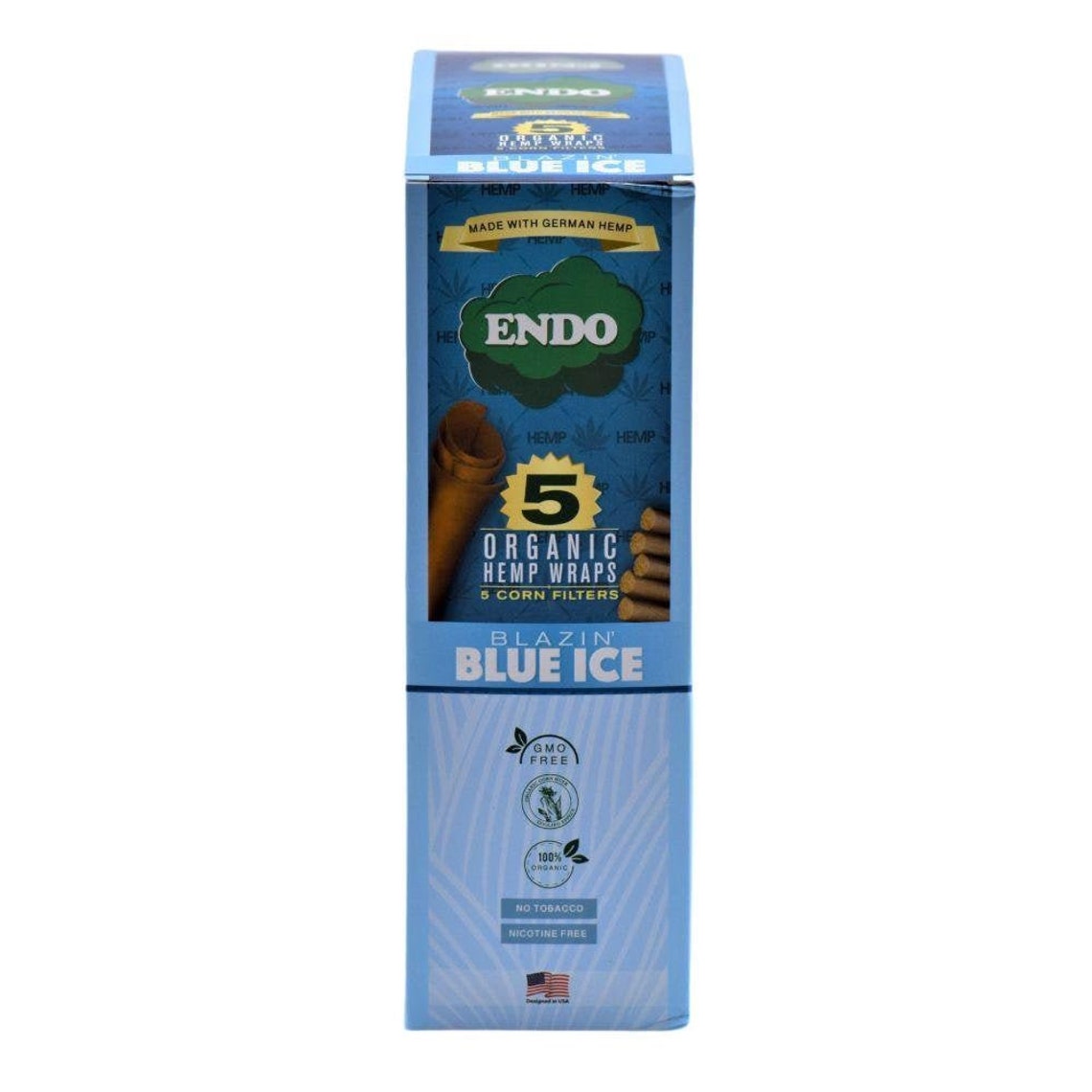 ENDO Blue Ice Organic Hemp Wrap 5 Wraps Per Pouch Free Etsy