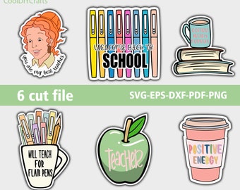 Download Teacher Stickers Svg Etsy