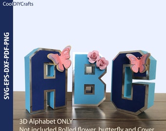 Download 3d Letters Svg Etsy