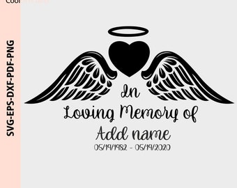 Download In Loving Memory Svg Etsy