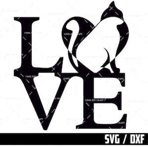 I Love Cat SVG, In Loving Memory SVG, Cat Lover Png, Loss Cat SVG File for Cricut, Digital Download