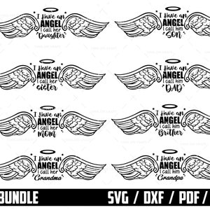 Family Memorial Bundel SVG-bestand, In Loving Memory Svg, Goodbye Memorial, Sublimation Design INSTANT DOWNLOAD