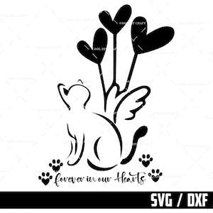 Pet Memorial, Cat Loss SVG, Cat Loss, Pet Sterfgeval, Digitale Download