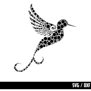 Hummingbird Svg,  Bird Feeding Clipart