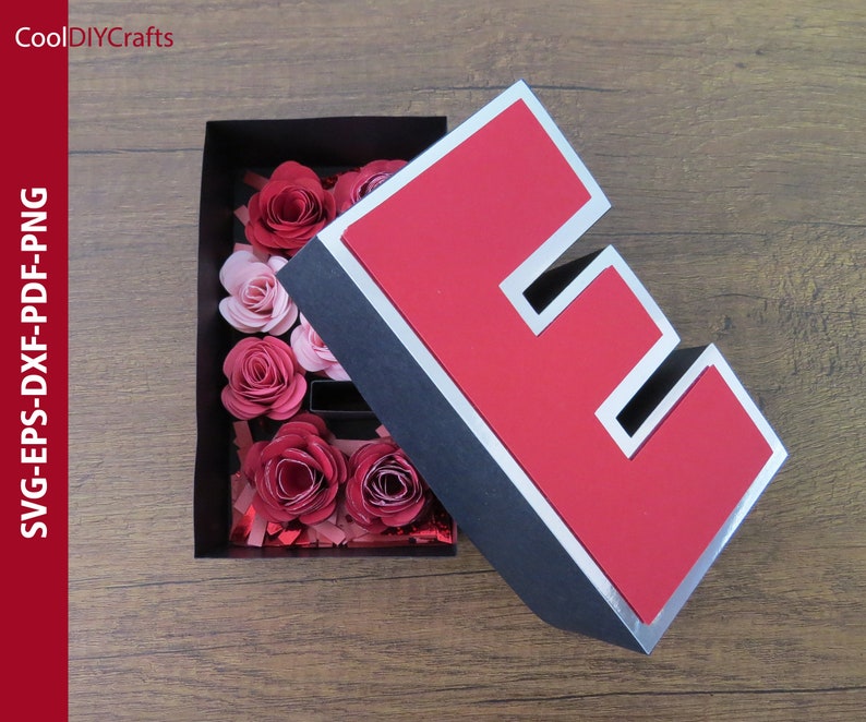 3D alphabet letters boxes SVG AZ Alphabet letter Etsy
