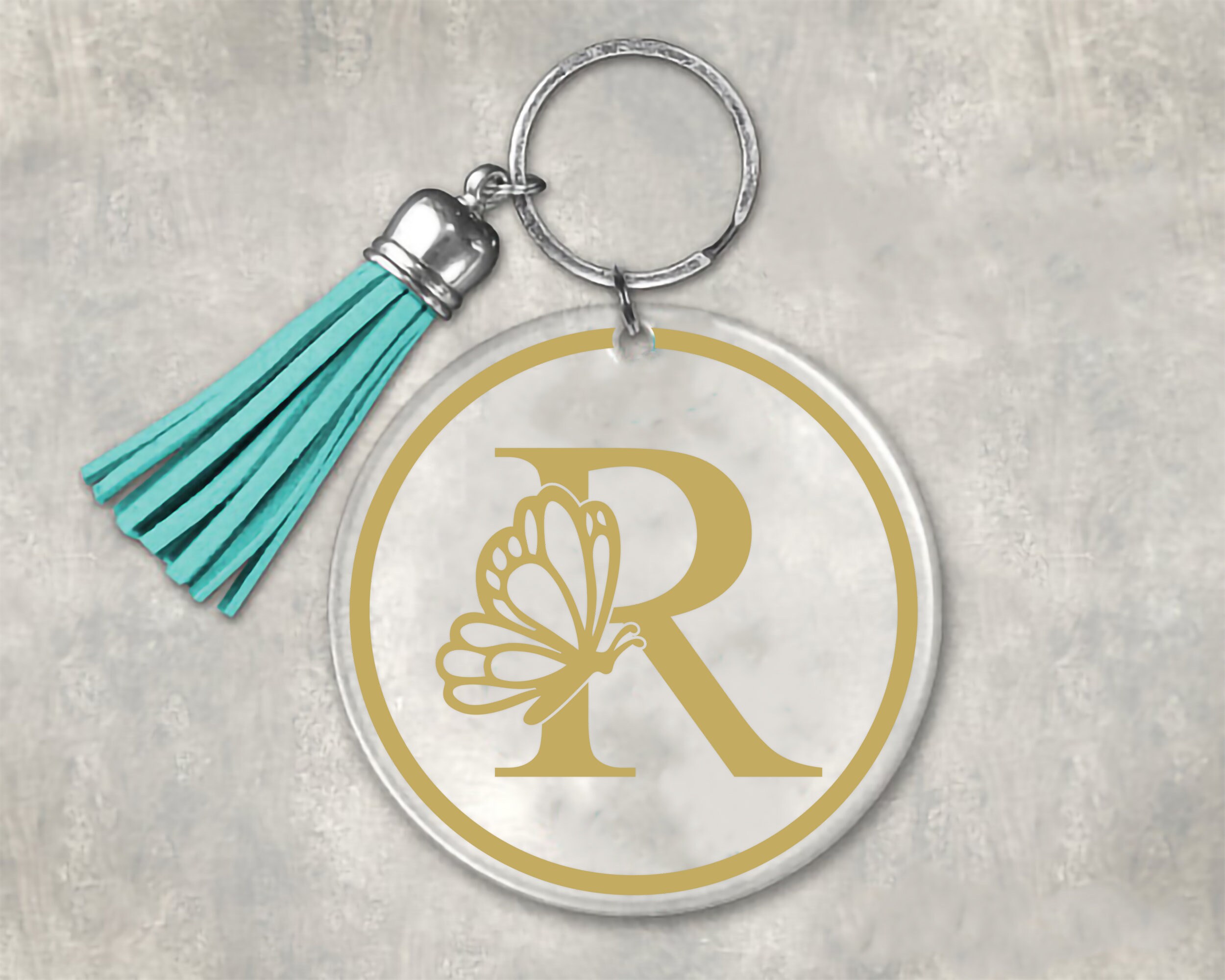 Keychain Monogram SVG Alphabet Monogram Svg png pdf dxf eps Etsy