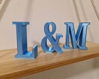 Custom Standing Letter Decorations